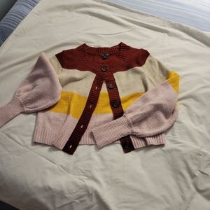 Wild fable striped cardigan sweater